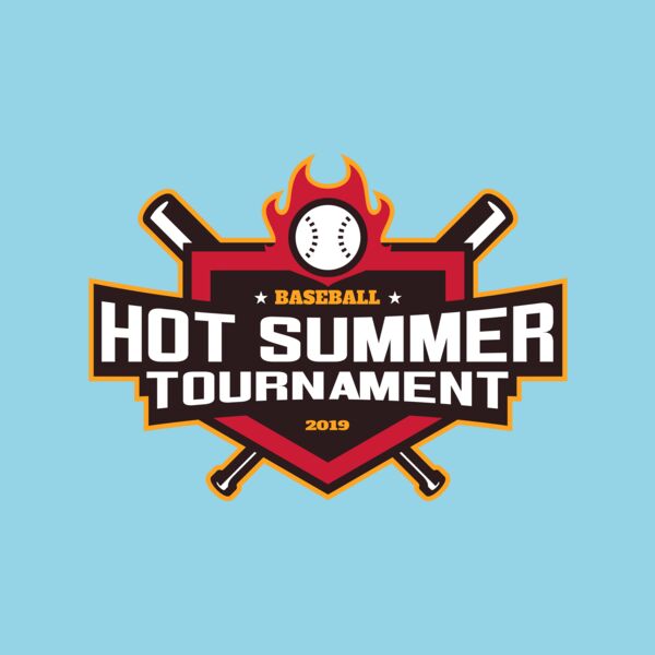 Hot Summer Tournament Baseball logo 01 Thumbnail