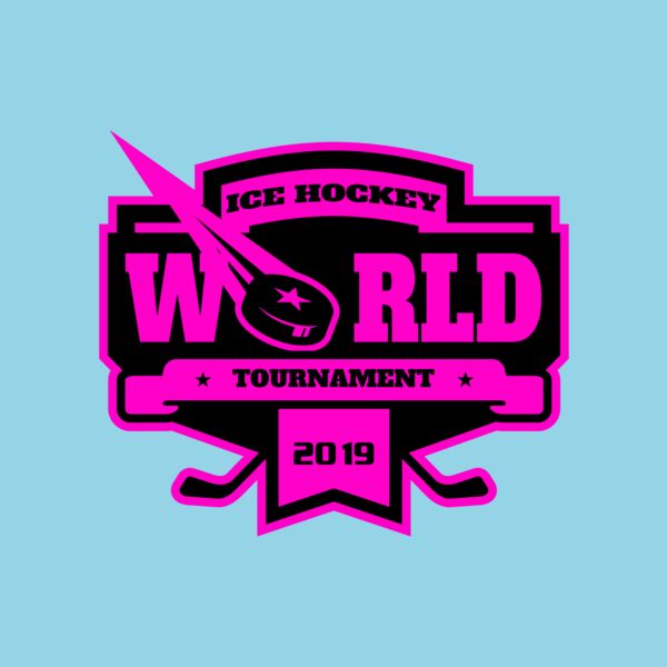 World Ice Hockey Tournament logo template Thumbnail