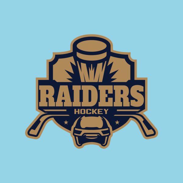 Raiders Hockey logo template Thumbnail