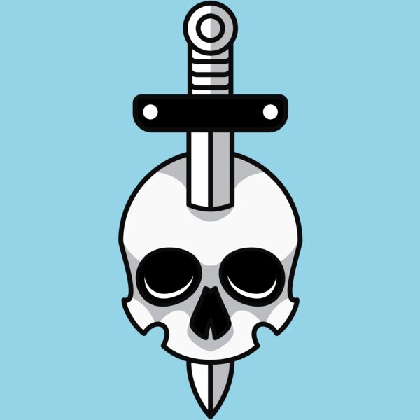 Elements Skull logo template 07 Thumbnail