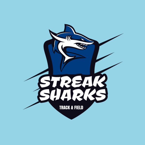 Sharks Track & Field Team Logo 01 Thumbnail